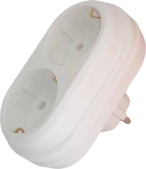 İkili Topraklı Fiş-Priz Düz Tip Beyaz (001 170 033006 00 00)