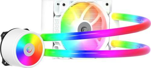 ICEBLADE C4 Beyaz 72CFM 2000RPM ARGB Fan AM5/LGA1700 Uyumlu Ledli Tüplü 120mm Sıvı Soğutmalı CPU Fan