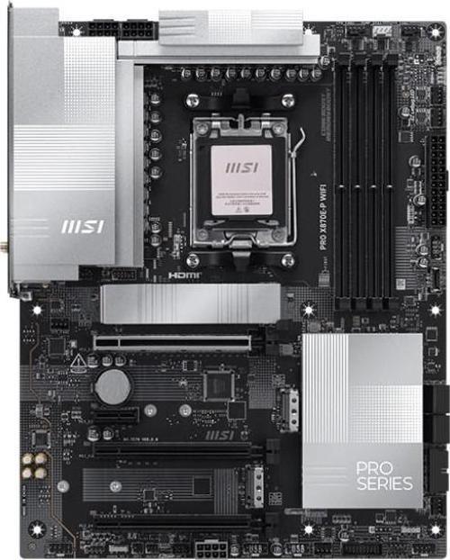Msi Pro X870E-P Wifi Ddr5 Amd X870E Am5 Soket Ddr5 8200+(Oc)Mhz Atx Oyuncu (Gaming) Anakart