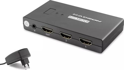 Hdx1373 2 Port + 4- Hdmi Kvm Switch Usb Hdmi Kablolu Siyah