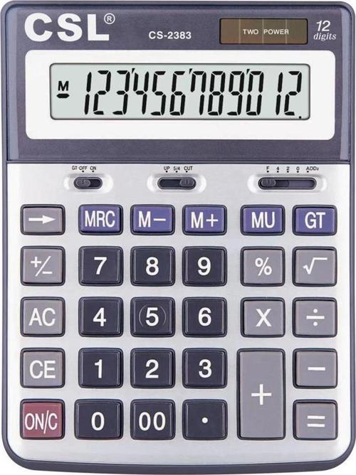 Cs-2383 12 Hane Masa Tipi Hesap Makinesi