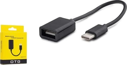 Hdx1015 Type-C To Usb F Kablo Siyah