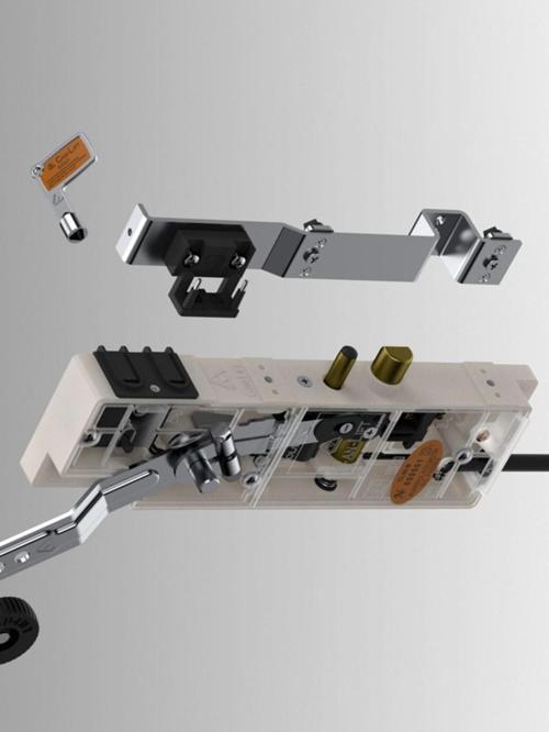 Cl-05 M Çift Emn. Çift Dilli Asansör Kat Kapı Kilidi Sağ