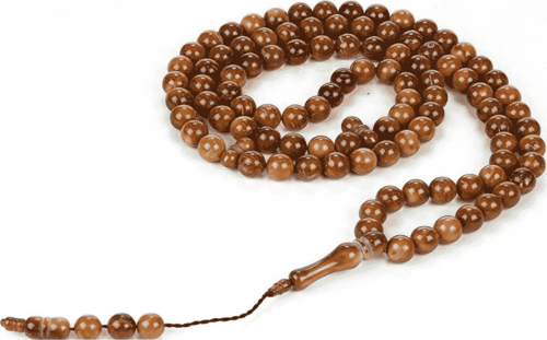 Kuka Tesbih küre Kesim  99lu 8mm  Orjinal sistemli kuka Ağacı Antibakteriyel Namaz Tesbih