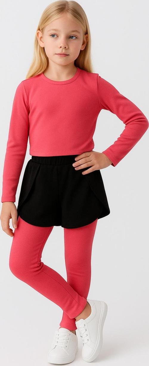 Şort Detaylı Kız Çocuk Spor Takım