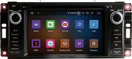 Jeep Grand Cherokee Wrangler Compass Commander 2005-2011 Android Carplay Multimedya Sistemi (yazılımsal)
