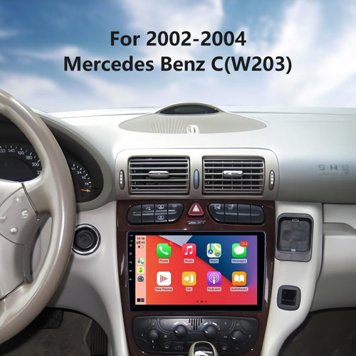 Mercedes Benz C Serisi W203 2002-2004 Android Auto Carplay Navigasyon Multimedya Sistemi (yazılımsal)