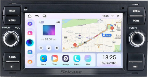 Ford Fiesta Form 2005 Android Auto Carplay Navigasyon Multimedya Sistemi (yazılımsal)