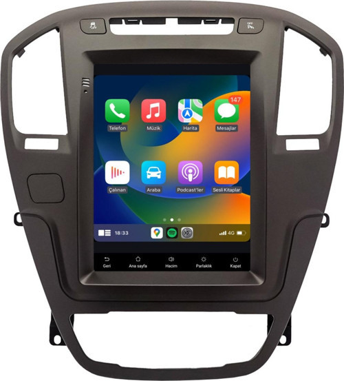 Opel İnsignia Android Multimedya Sistemi (2009-2013) TESLA 4K OLED teyp (yazılımsal)