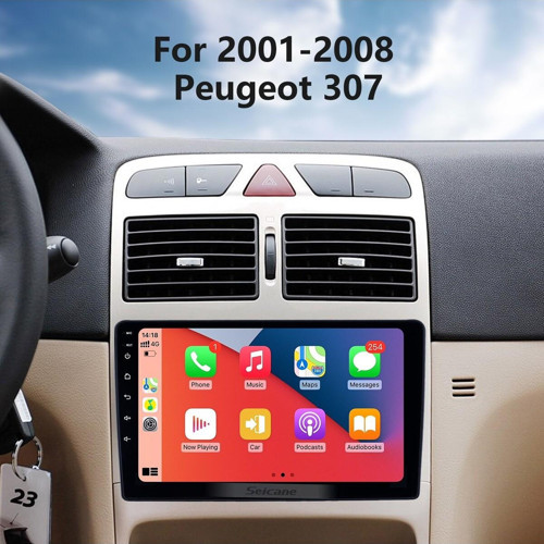 Peugeot 307 Bluetooth 2001-2008 Android Auto Carplay Navigasyon Multimedya Sistemi (yazılımsal)