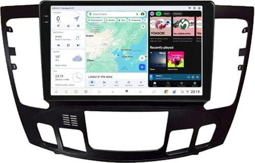 Hyundai Sonata 2009-2012 Dijital Klima Android Auto Carplay Navigasyon Multimedya Sistemi