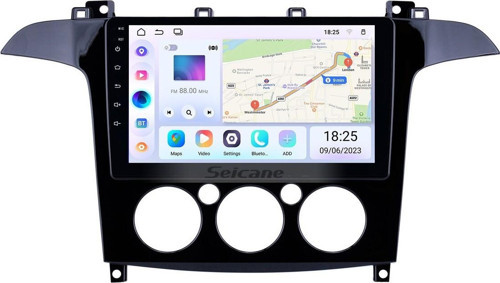 Ford S-Max Manuel A/C Android 2007-2008 Android Auto Carplay Navigasyon Multimedya Sistemi (yazılımsal)