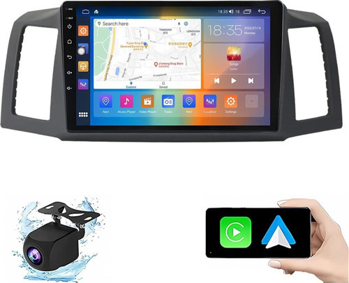 Jeep Cherokee 2006-2007 Android Auto Carplay Navigasyon Multimedya Sistemi (yazılımsal)