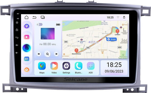 Toyota Land Cruiser 100 Otomatik Klima 2003-2008 Android Auto Carplay Navigasyon Multimedya Sistemi (yazılımsal)