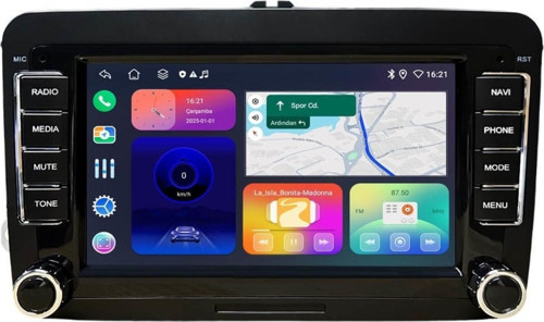 Volkswagen Passat Android Multimedya Sistemi (2005-2014) 4+64 GB 2K QLED (yazılımsal)