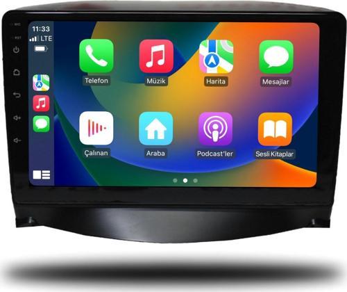Peugeot 206+  2006-2012 6+64 GB Android Carplay Multimedya Sistemi teyp