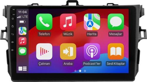 Toyota Corolla  Uyumlu Android Multimedya Sistemi (2008-2012) 4+64 GB