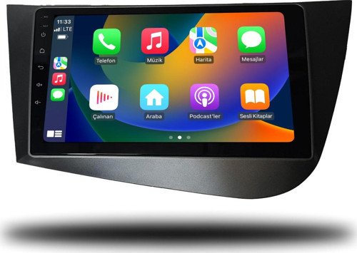 Seat Leon 2006-2012 4+64 GB Android Carplay Multimedya Sistemi teyp (yazılımsal)