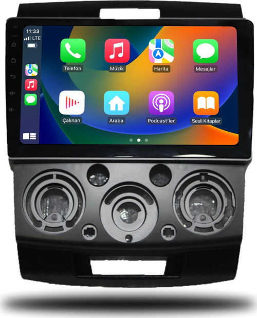 Ford Ranger 2006-2011 4+64 GB 2K QLED Android Multimedya teyp (yazılımsal)