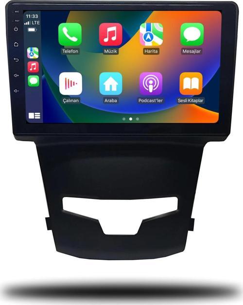 Ssangyong Korando 2014+ Uyumlu   6+64 GB Android Carplay Multimedya Sistemi