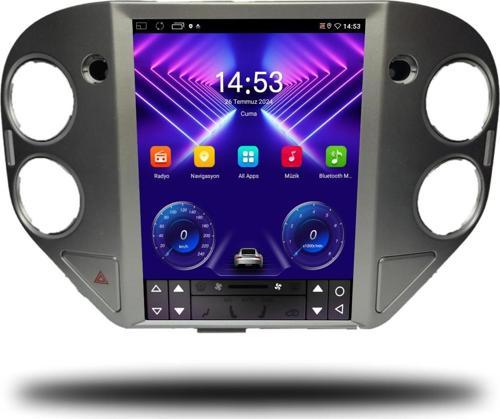 Volkswagen Tiguan Tesla 2008-2016 4K OLED Android Carplay Multimedya Sistemi teyp