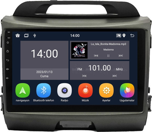 Kia Sportage Android Multimedya Sistemi (2011-2015) 4+64 GB (yazılımsal)