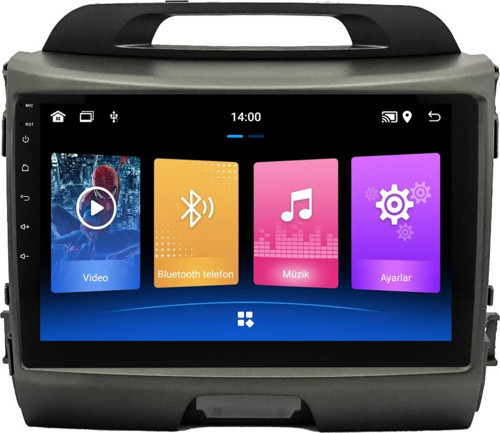 Kia Sportage Android Multimedya Sistemi (2011-2015) 4+64 GB 2K QLED