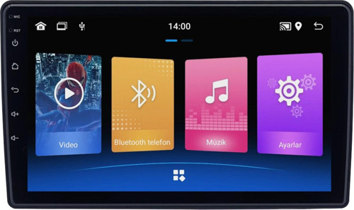 Citroen Berlingo Android Multimedya Sistemi (2009-2019)Uyumlu 4+64 GB 2K QLED (yazılımsal)