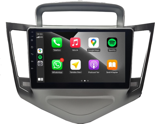 Chevrolet Cruze 2007-2012 6+64 GB 4K OLED Uyumlu Andorid Multimedya (yazılımsal)