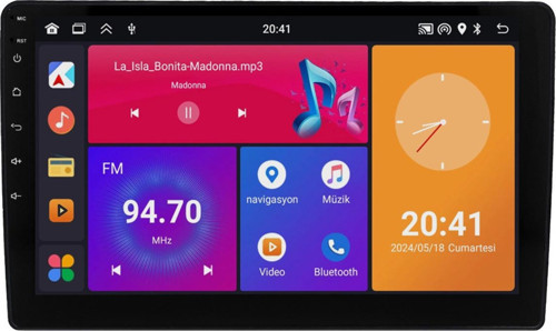 Ford Fiesta Uyumlu Android Multimedya Sistemi (2018-2023) 6+64 GB