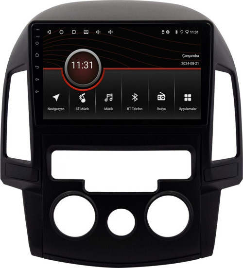 Hyundai i30 Android Multimedya Sistemi (2008-2011) Manuel Klima 4+32 GBUyumlu