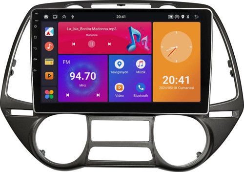 Hyundai I20 Android Multimedya Sistemi (2009-2012) 6+64 GB teyp