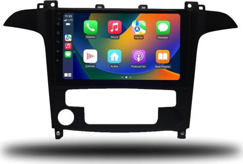 Ford S-Max 2006-2014 Uyumlu Dijital Klima 8+128 GB 4K OLED Andorid Multimedya