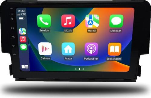 Honda Civic FC5 2016-2020 8+128 GB 4K OLED Android Multimedya Sistemi