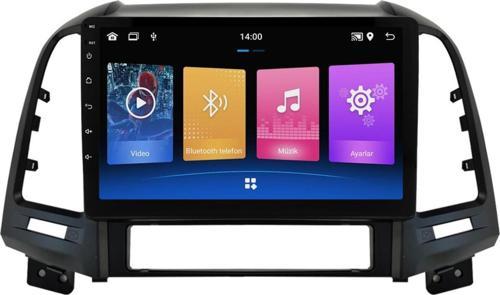 Hyundai Santa Fe Android Multimedya Sistemi (2006-2012) 4+64 GB 2K QLED teyp