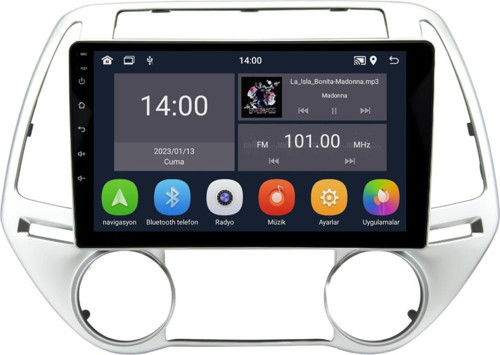 Hyundai I20 Android Multimedya Sistemi (2012-2014) 4+64 GB (yazılımsal)