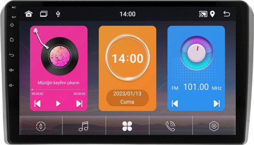 Ford Transit Android Multimedya Sistemi (2006-2011) 6+64 GB 4K OLED teyp (yazılımsal)