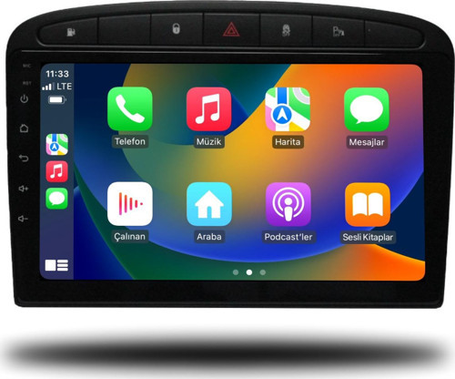 Peugeot 308 2007-2013 6+64 GB Android Carplay Multimedya SistemiUyumlu (yazılımsal)