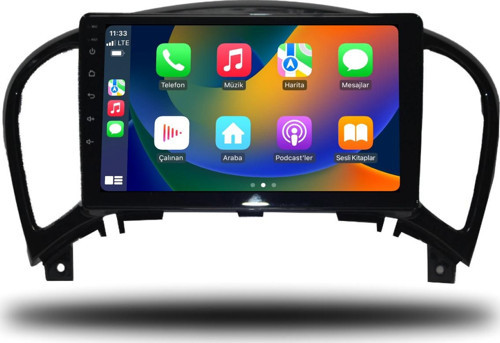 Nissan Juke 2011-2018 6+64 GB Uyumlu Android Carplay Multimedya Sistemi (yazılımsal)