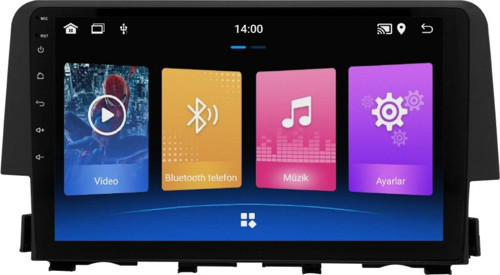 Honda Civic FC5 Uyumlu Android Multimedya Sistemi (2016-2021) 4+64 GB 2K QLED (yazılımsal)