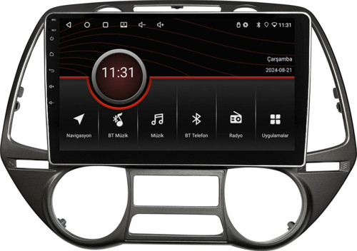 Hyundai I20 Uyumlu Android Multimedya Sistemi (2009-2012) 4+32 GB (yazılımsal)
