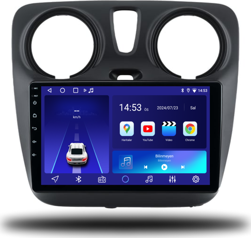 Dacia Dokker 2012-2022 4+64 GB 2K QLED  Android  Multimedya teyp