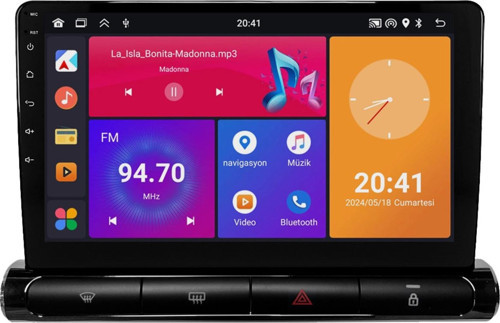 Citroen C3 Android Multimedya Sistemi (2023) Uyumlu 6+64 GB (LOW) (yazılımsal)