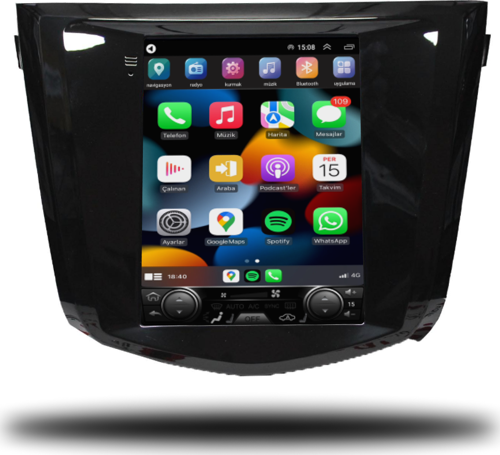 Nissan Qashqai Tesla Ekran 2014-2021 4k OLED Android Carplay Multimedya Sistemi teyp