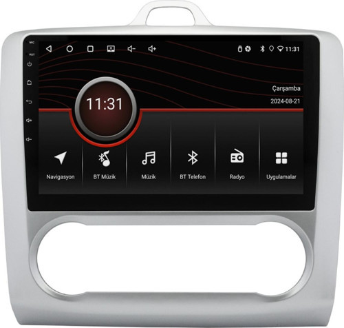 Ford Focus 2 Android Multimedya Sistemi (2006-2011) DİGİTAL KLİMA 4+32 GB (yazılımsal)