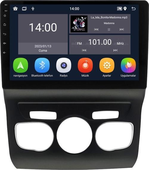 Citroen C4 Uyumlu Android Multimedya Sistemi (2011-2019) 4+64 GB