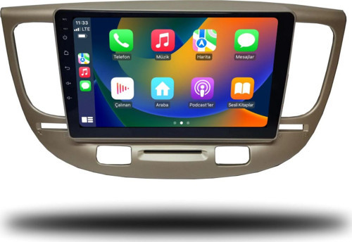 Kia Rio 2004-2007 8+128 GB Android Carplay Multimedya Sistemi (yazılımsal)