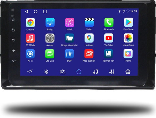 Toyota Auris 2017-2019 8+128 GB Android Carplay Multimedya Sistemi (yazılımsal)