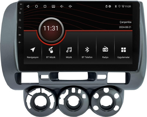 Honda City Android Multimedya Sistemi (2006-2009) 4+32 GB teyp (yazılımsal)