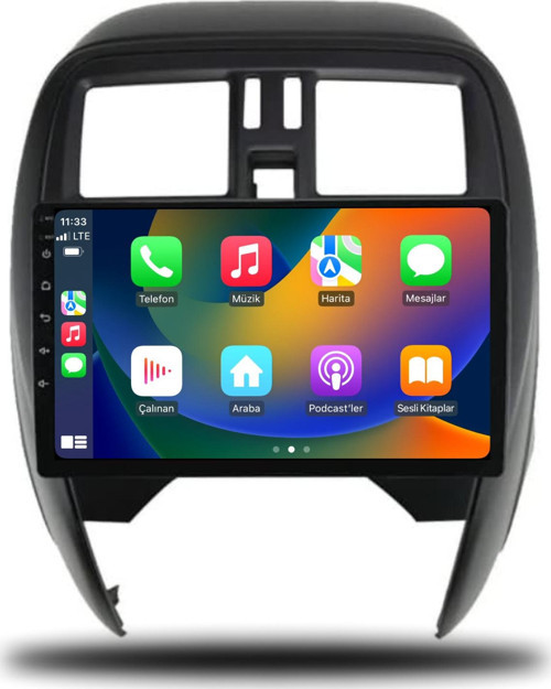Nissan Micra 2014-2018 Uyumlu 8+128 GB Android Carplay Multimedya Sistemi (yazılımsal)